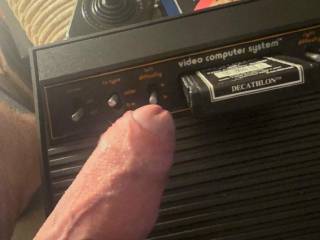 Anyone want to play doubles, i\'ll let you use my joystick to play with