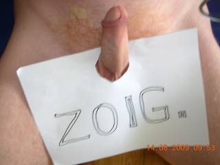 poising for zoig