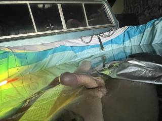 Set up a hottub in the back of my truck at work ;)