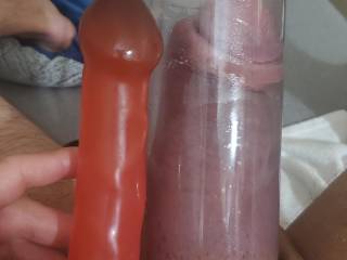 Comparing. Which would you rather have in your tight hole?