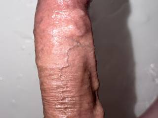 My hard cock.