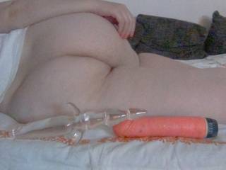 two long dildos and my wife