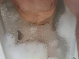 Just chilling in the bath after the gym