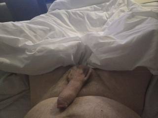 Just laying naked after yanking on the cock
