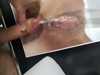 So good to cum on her delicious asian asshole