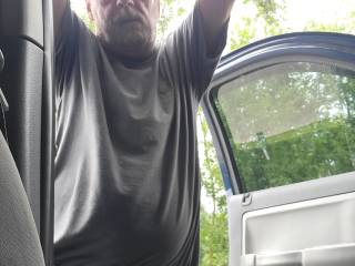 Outside showing my undies