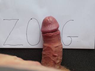 Proving I am a genuine zoig member!
