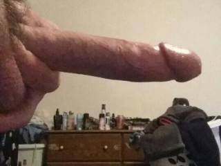 Straight out boner