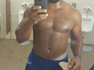 Gym selfie