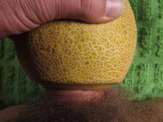 All way in: fucking deep a fleshy melon