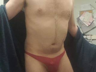 Are there any guys,girls ect want to see more pics of my husband wearing my underwear
