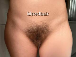 I love my wife’s big nudist bush. What do you think ?