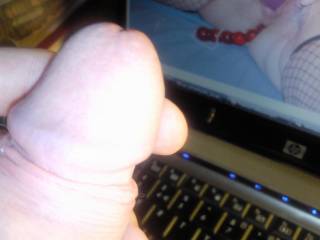 here me looking over pics sent by an older girl.  Anybody wanna play 2?