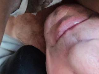 My masseuse lifted her leg and straddled my face, presenting her gorgeous Brown Asian pussy for me to do as I please with my tongue and fingers! I can\'t wait to taste her juices, better yet if someone were to slide their cock in! Any volunteers?