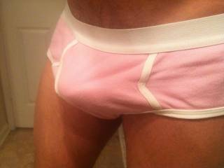I always feel sexy in my pink underwear...
What do you think? Any other undies you might
Want to see?