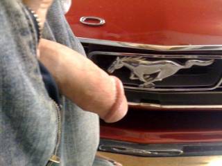 me being frisky in the parkinglot,.who wants to suck it