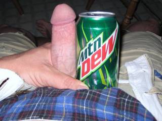 Did somebody ask for a hard-on?  ...um... Can Dew.  I was just looking at some pics on Zoig.com when this popped up.  I\'m glad my cam was close by.  What do you think?