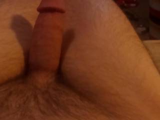 alone horny playing with my throbing cock, who wants to come and play with me