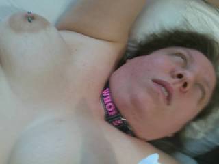 Handcuffed and accepting that she is just fuck toy