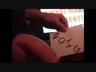 I can't stop tugging on my cock when I am at Zoig...Part 1