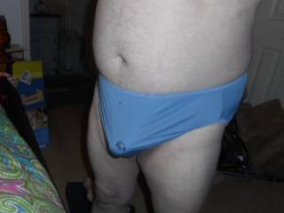 My gf's nylon panties, soft & sexy, they make me drip