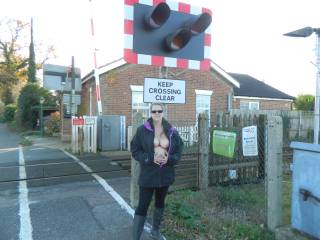 Waiting for a train