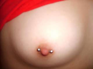 my right nipple...this one HURT soo bad.