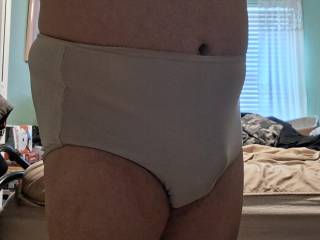My VF satin panties, very sexy & silkie