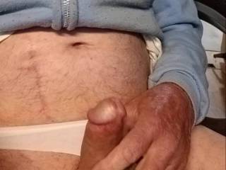 Cuming in underwear