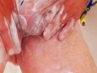 Wanna play with my smooth soapy cock and balls??
