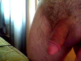 Nice cock and i love the hair on your body !!