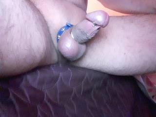 Horny cock strapped.😉😋