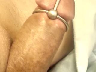 Semi hard with Cum Thru Plug