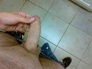 playing with my cock