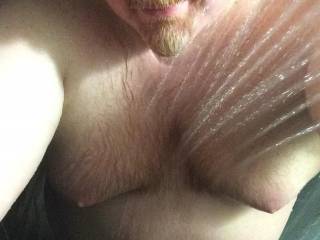 A great shower shot of my body from above