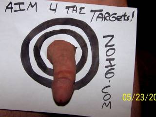 my cock wanted to hang out the bullseye for u too.