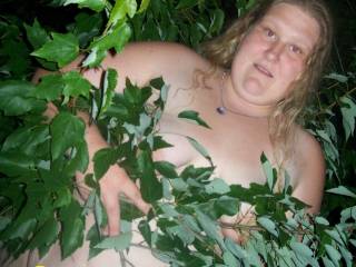 naked in the bushes