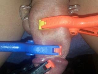 Playing around with the hubbys dick