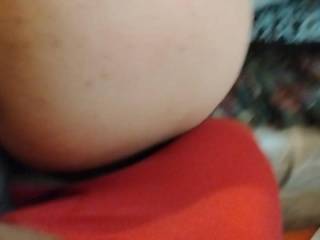 Getting with dick n toy from back