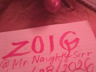 My cock