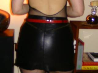 She looks good in leather doesn\'t she?