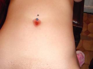 Someone suggested that wine tastes nicer out of a belly button ..hahaha ...hubby liked ...do you want a little slurrp now?