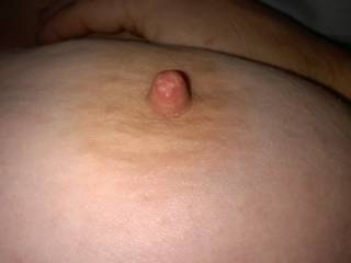 I was playing with the wife\'s tits and I don\'t think I posted a nipple picture yet :)