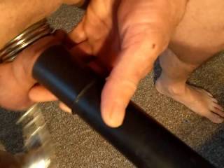 mastress had me hang weights from my balls and fuck the vacuum