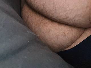 Hubby hairy peachy ass