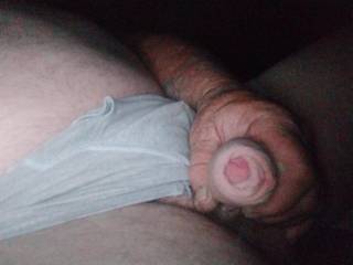 Start playing with my cock