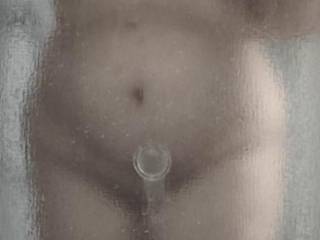While taking a shower more wet than usual