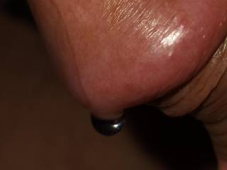 Close up of my precum