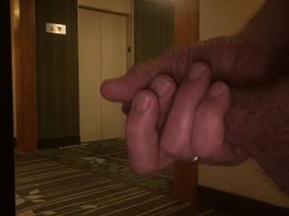 Some solo play time while in Dallas hotel.   Did you see me?!?