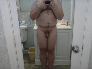 Playing around in front of the mirror